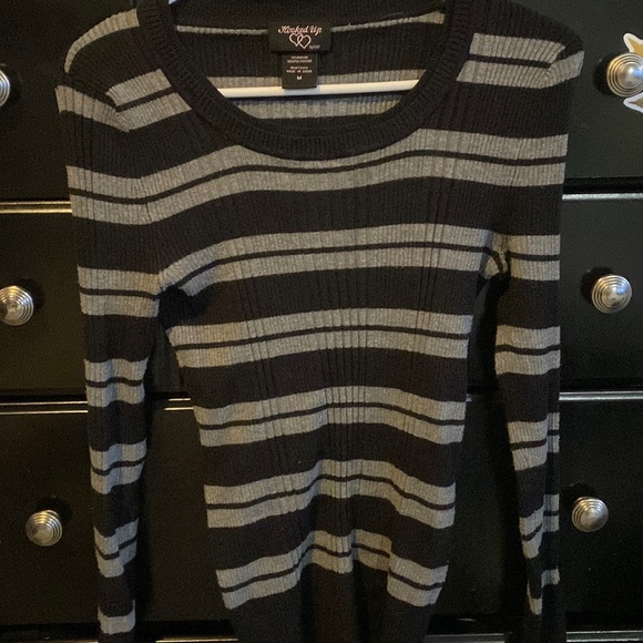 Black/Grey Womens Top - Picture 1 of 4